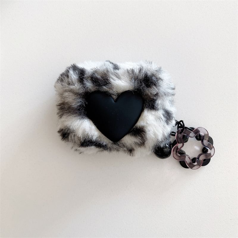 Heart Chenille Star Charm AirPods / Pro Earphone Case Skin