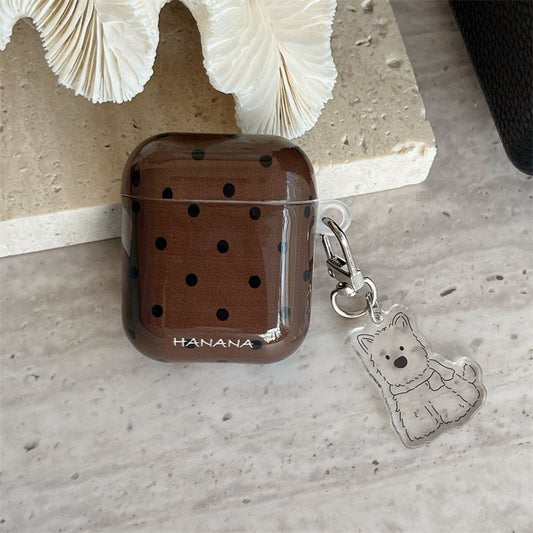 Polka Dot Dog Charm AirPods / Pro Earphone Case Skin