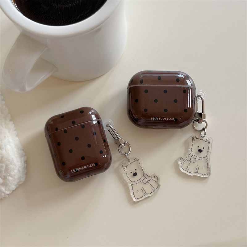 Polka Dot Dog Charm AirPods / Pro Earphone Case Skin