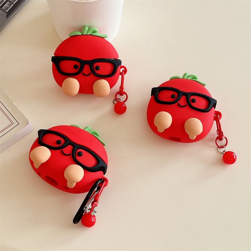 Tomato AirPods / Pro Earphone Case Skin / Charm / Set
