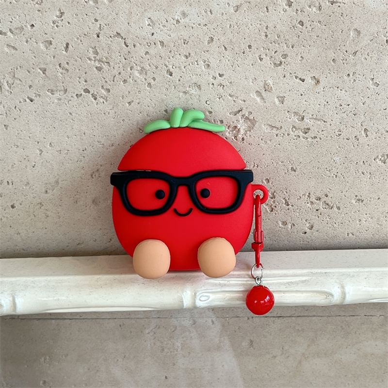 Tomato AirPods / Pro Earphone Case Skin / Charm / Set