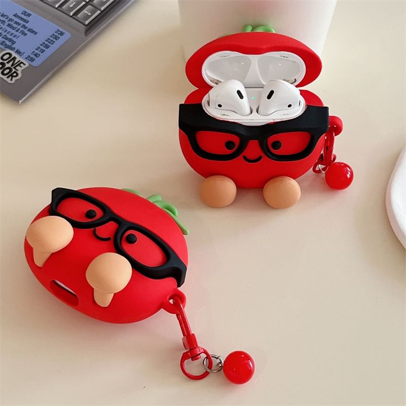 Tomato AirPods / Pro Earphone Case Skin / Charm / Set