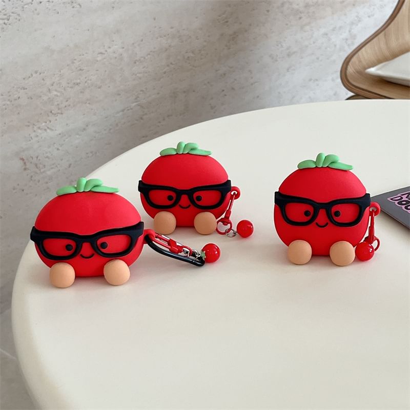 Tomato AirPods / Pro Earphone Case Skin / Charm / Set