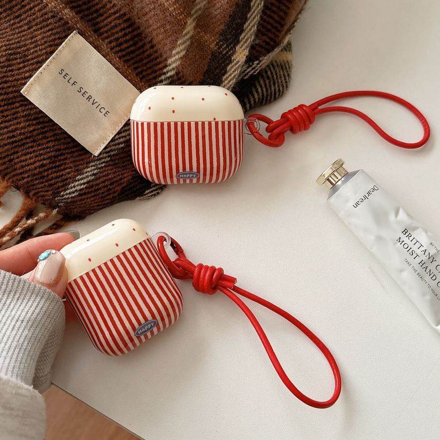 Striped Strap AirPods / Pro Earphone Case Skin