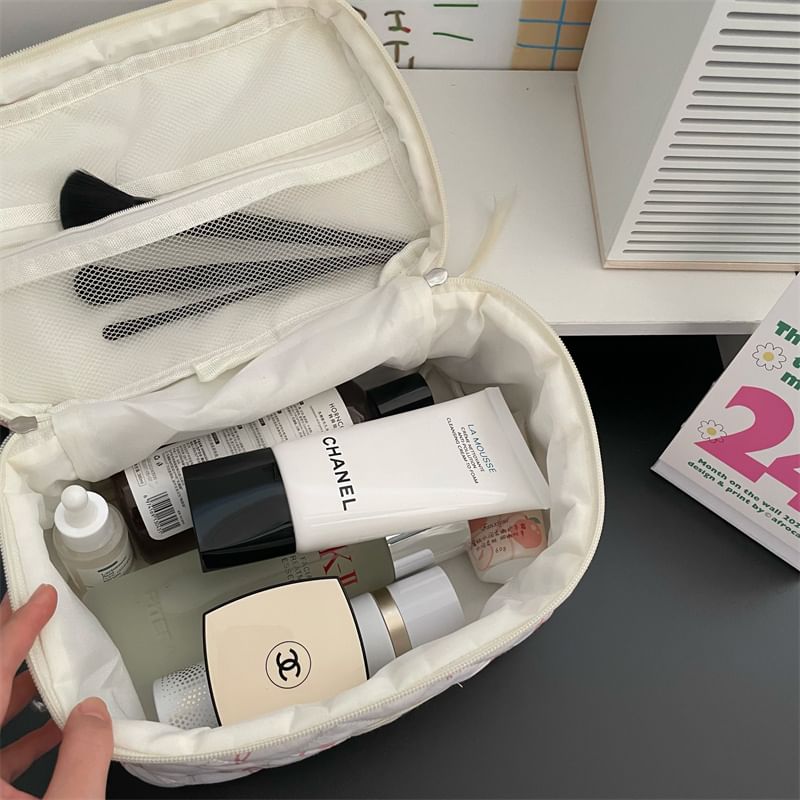 Bow Fabric Makeup Bag (Various Designs) / Set