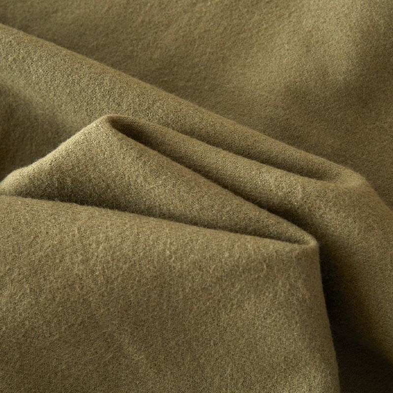 Couple Matching Pajama Set: Long-Sleeve Lapel Collar Raccoon Embroidered Button-Up Top + Pants