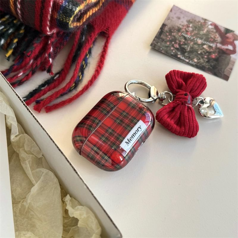Plaid Charm AirPods / Pro Earphone Case Skin