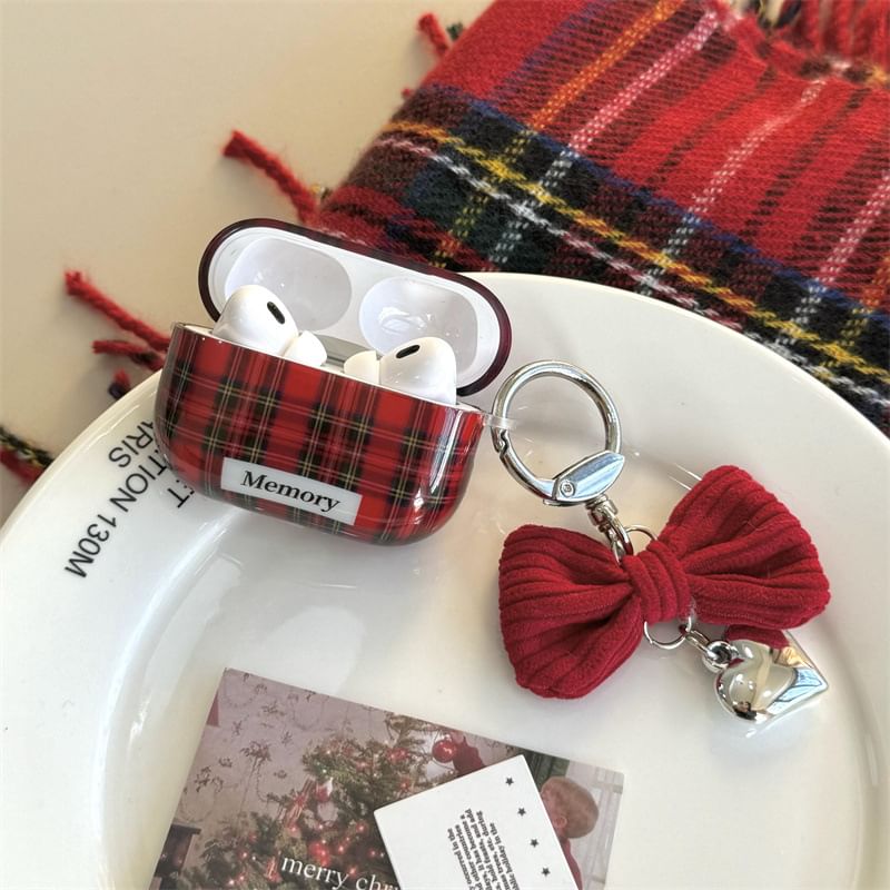 Plaid Charm AirPods / Pro Earphone Case Skin