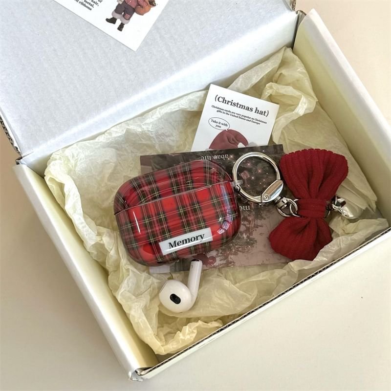 Plaid Charm AirPods / Pro Earphone Case Skin