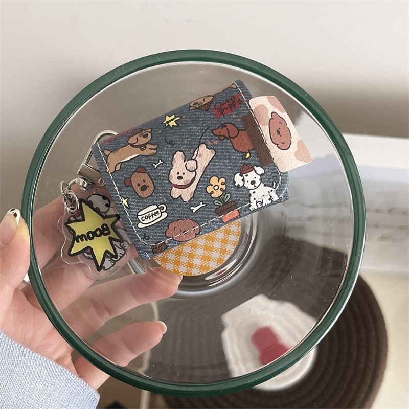 Dog Denim AirPods / Pro Earphone Case Skin / Charm / Set