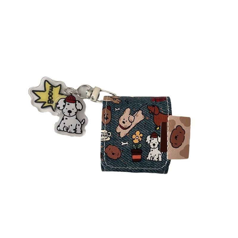 Dog Denim AirPods / Pro Earphone Case Skin / Charm / Set