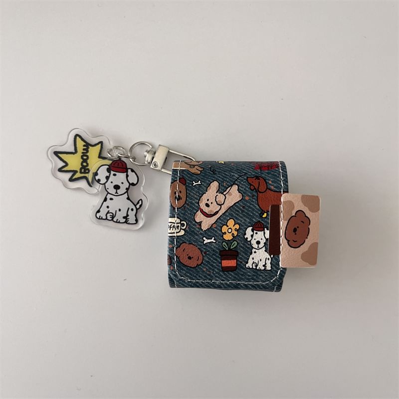 Dog Denim AirPods / Pro Earphone Case Skin / Charm / Set