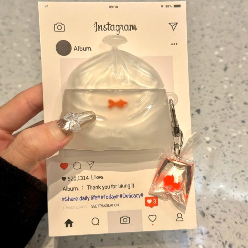 Goldfish AirPods / Pro Earphone Case Skin / Charm / Set