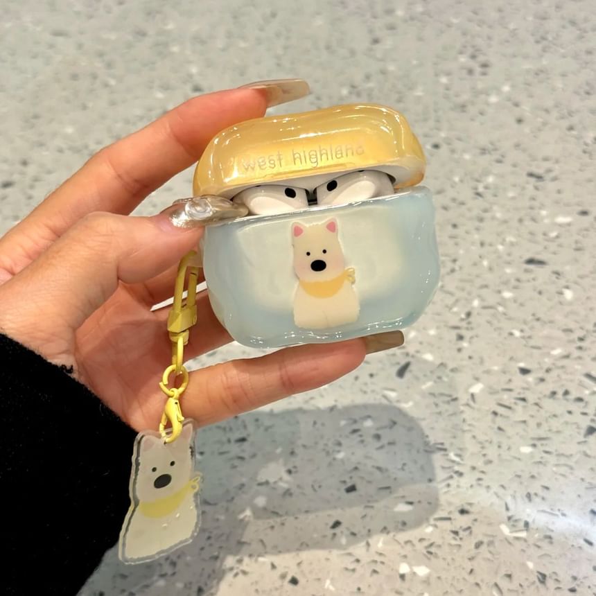 Dog AirPods / Pro Earphone Case Skin / Charm / Set