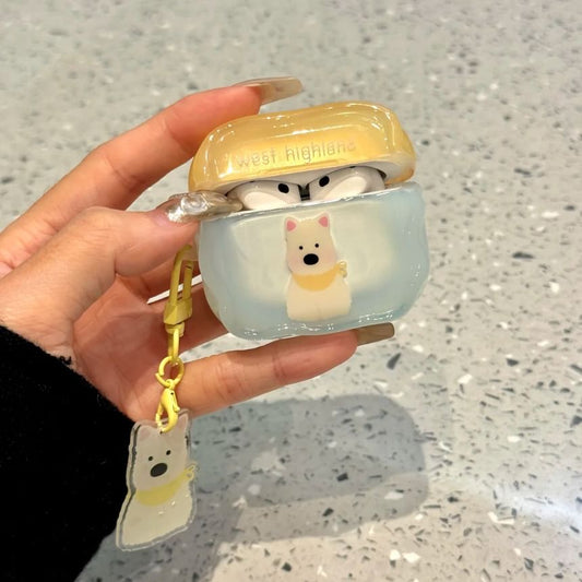 Dog AirPods / Pro Earphone Case Skin / Charm / Set