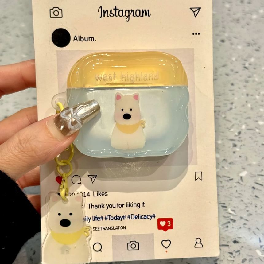 Dog AirPods / Pro Earphone Case Skin / Charm / Set