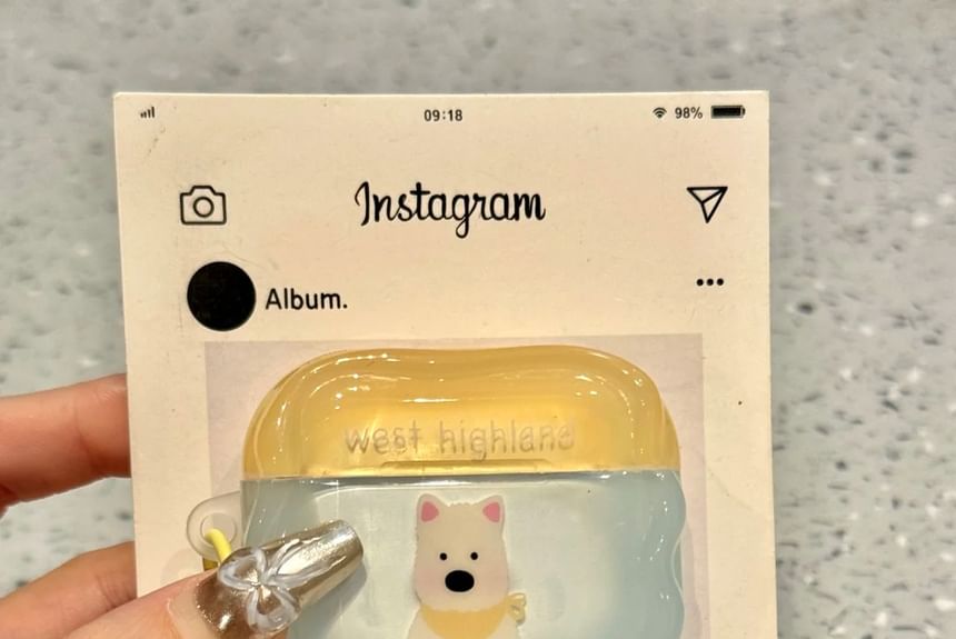 Dog AirPods / Pro Earphone Case Skin / Charm / Set