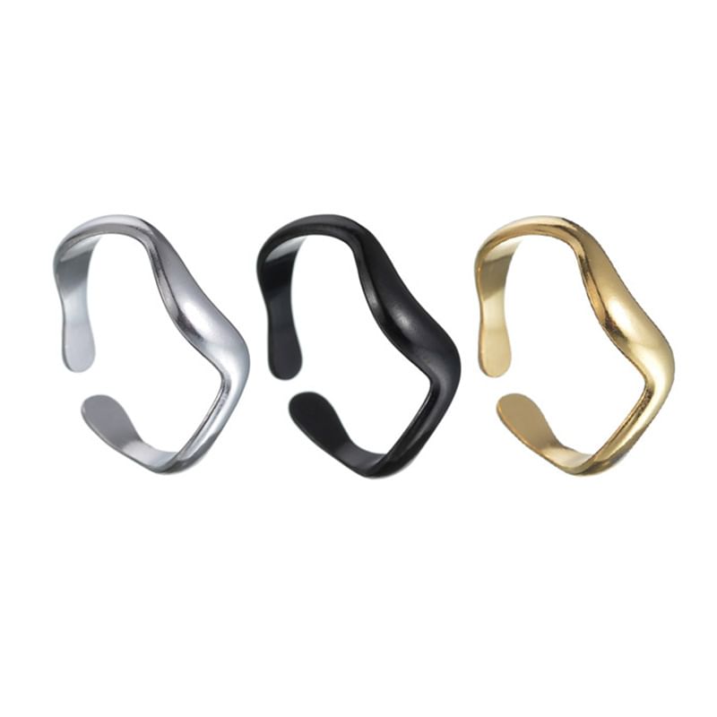 Wavy Irregular Open Rings