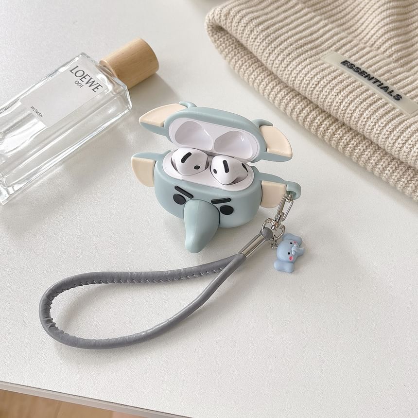 Elephant AirPods / Pro Earphone Case Skin with Charm