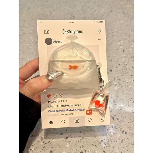 Goldfish AirPods / Pro Earphone Case Skin with Charm
