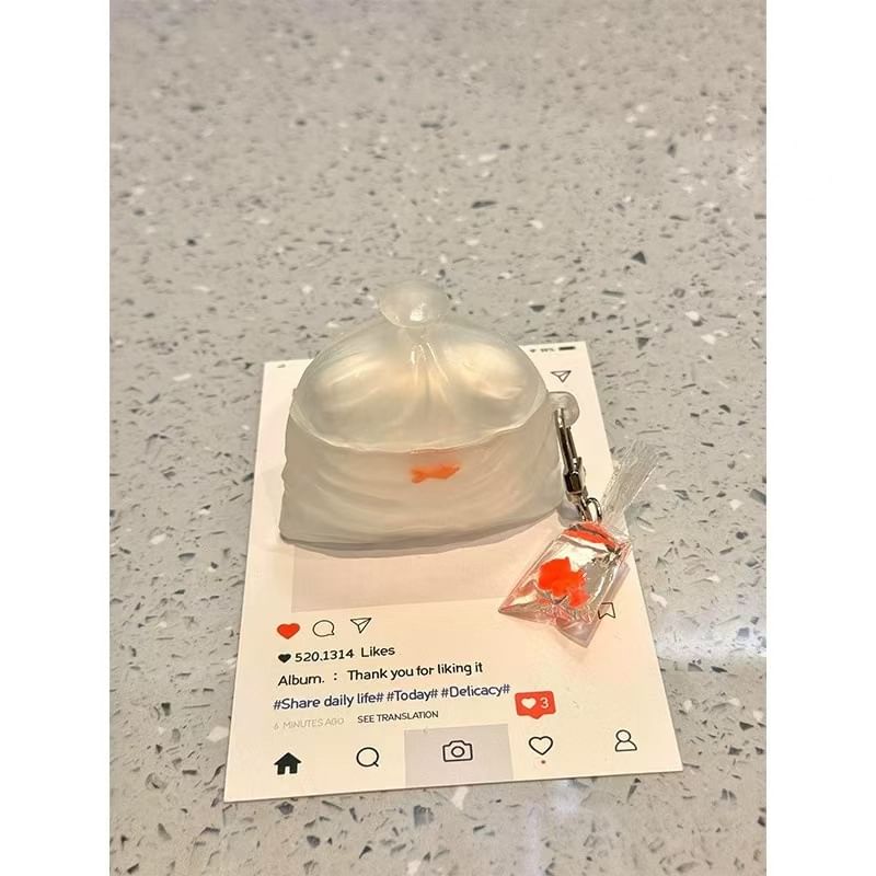 Goldfish AirPods / Pro Earphone Case Skin with Charm