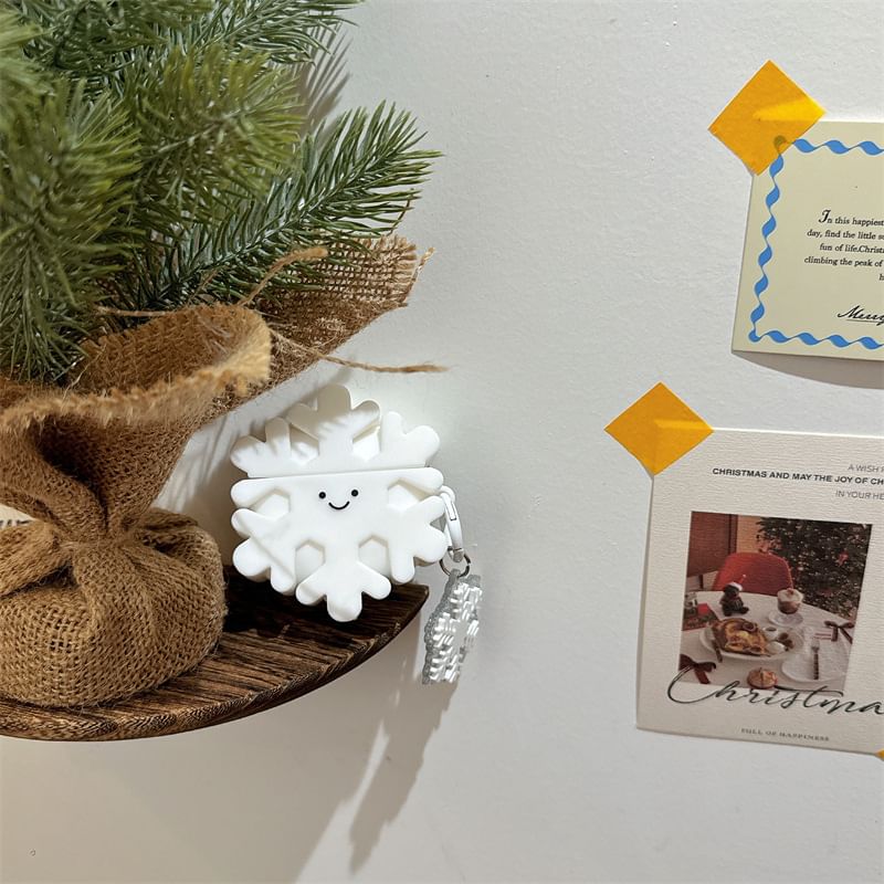 Snowflake AirPods / Pro Earphone Case Skin / Charm / Set