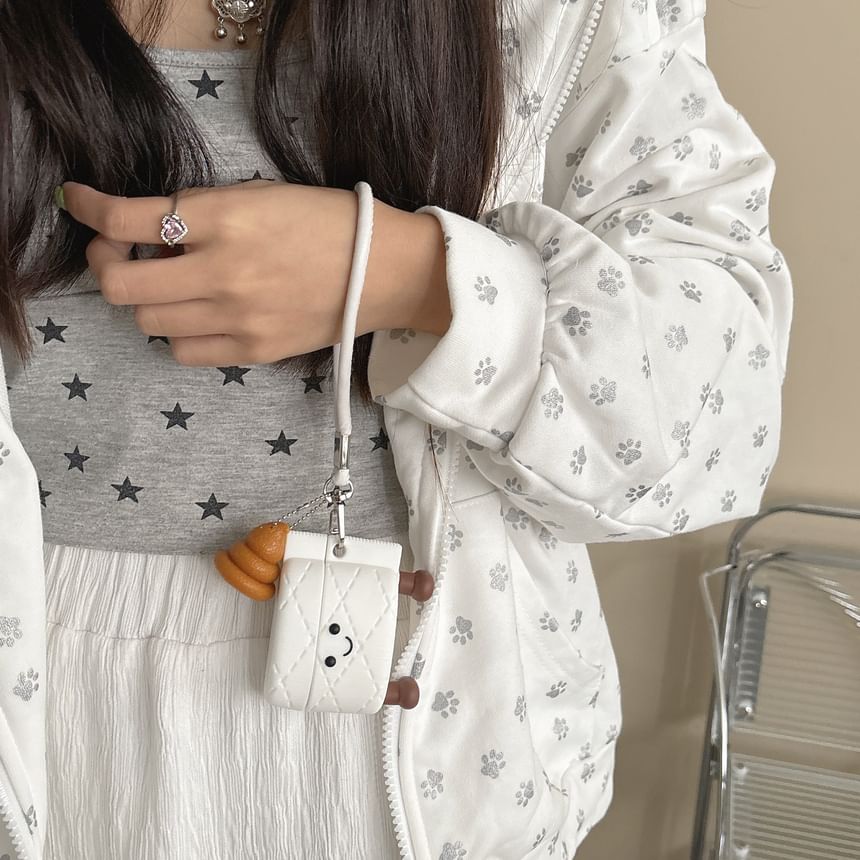 Toilet Roll Cartoon Strap AirPods / Pro Earphone Case Skin / Charm / Set