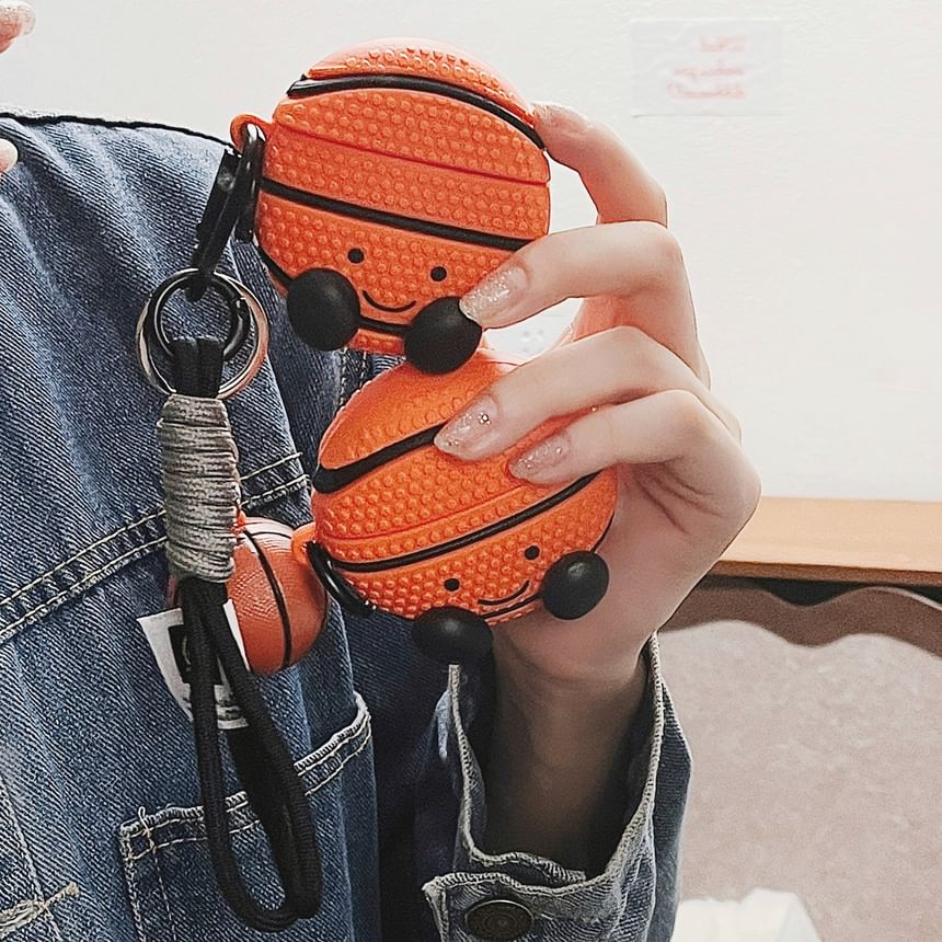 Basketball AirPods / Pro Earphone Case Skin / Strap / Set