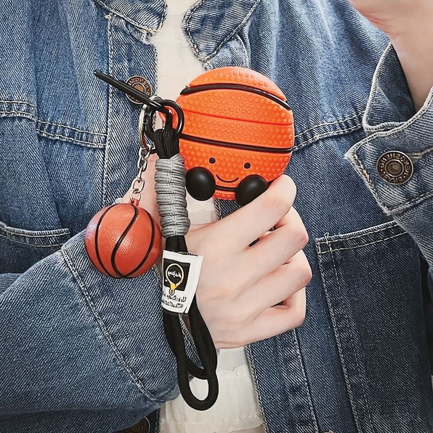 Basketball AirPods / Pro Earphone Case Skin / Strap / Set