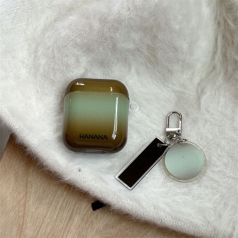 Gradient AirPods / Pro Earphone Case Skin with Charm