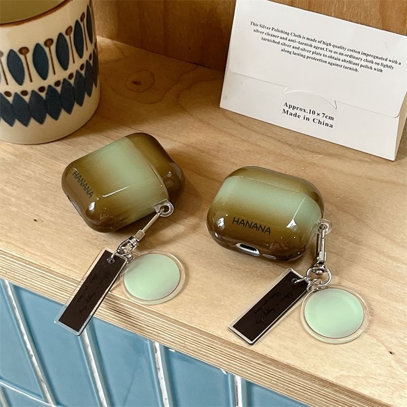 Gradient AirPods / Pro Earphone Case Skin with Charm