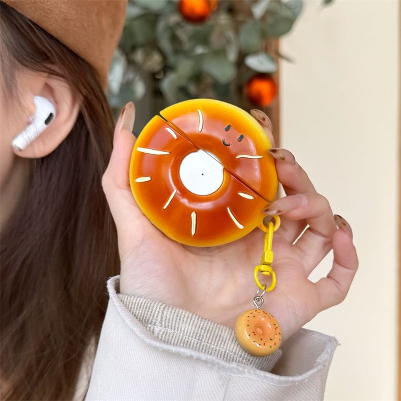 Donut AirPods / Pro Earphone Case Skin with Charm