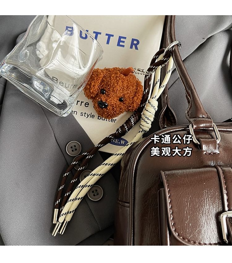 Faux Leather Zip Shoulder Bag