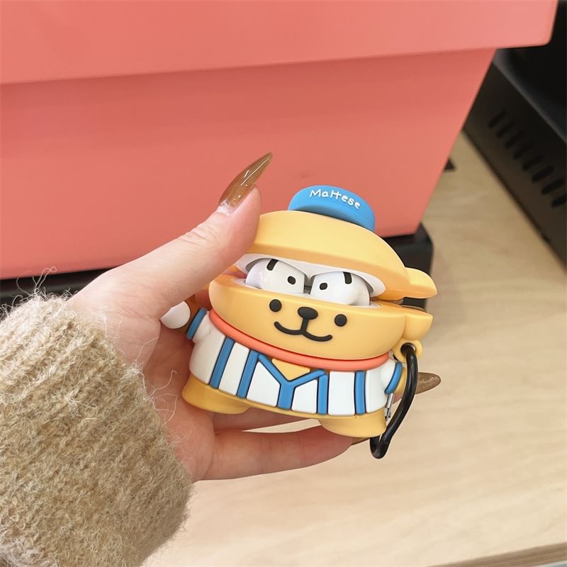 Baseball Dog AirPods / Pro Earphone Case Skin / Strap / Set