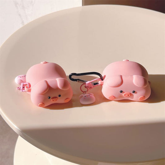 Pig AirPods / Pro Earphone Case Skin / Charm / Set