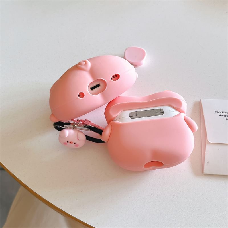 Pig AirPods / Pro Earphone Case Skin / Charm / Set