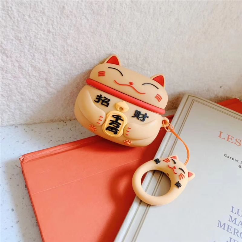 Fortune Cat AirPods Pro Earphone Case Skin