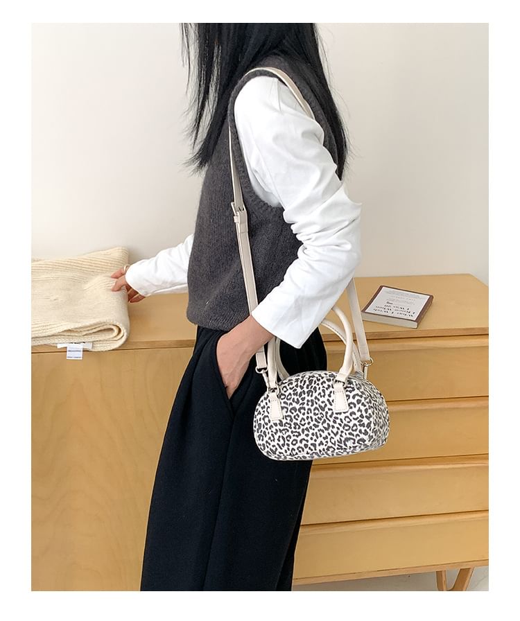Leopard Print Shoulder Bag