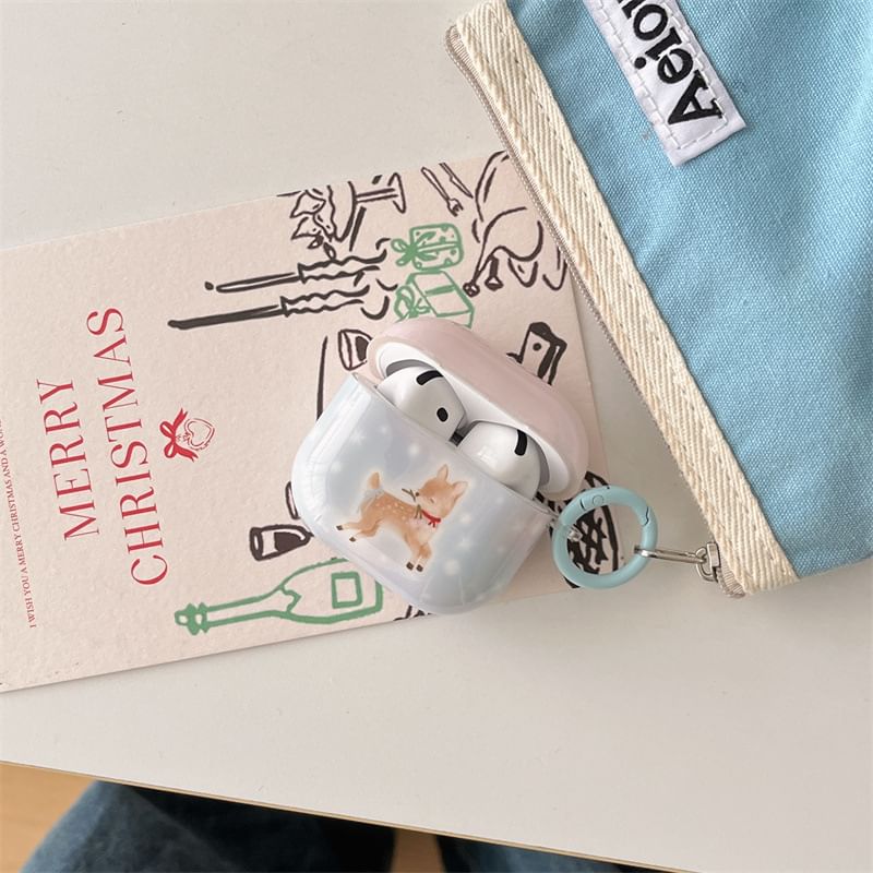 Deer AirPods / Pro Earphone Case Skin / Charm / Set
