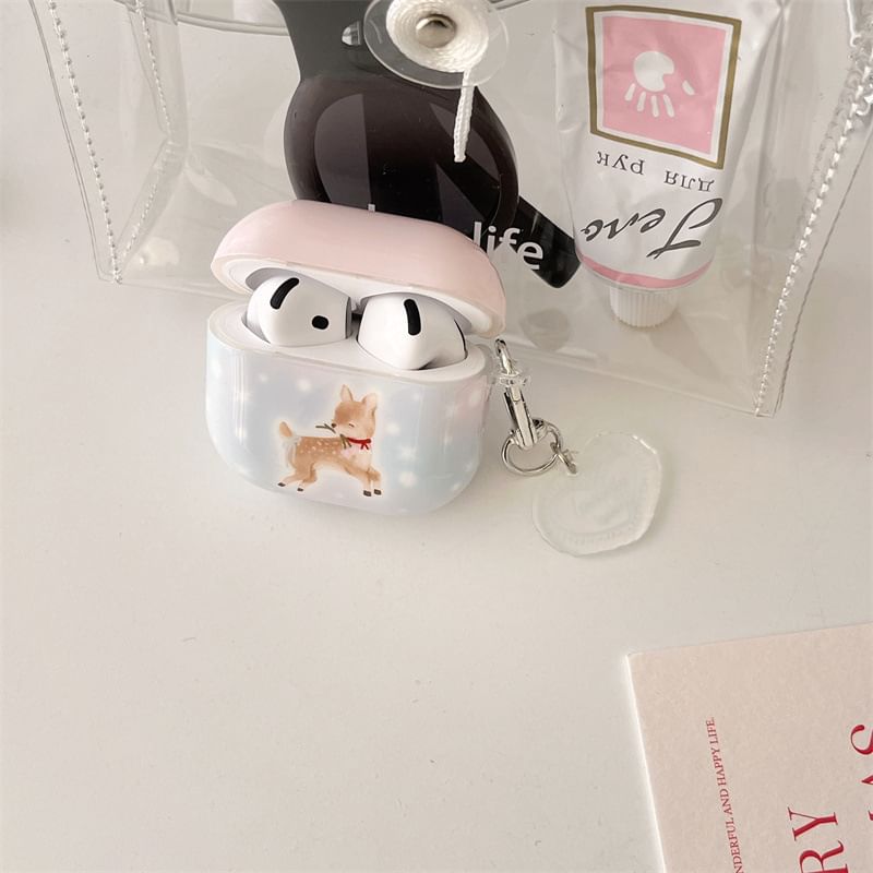 Deer AirPods / Pro Earphone Case Skin / Charm / Set