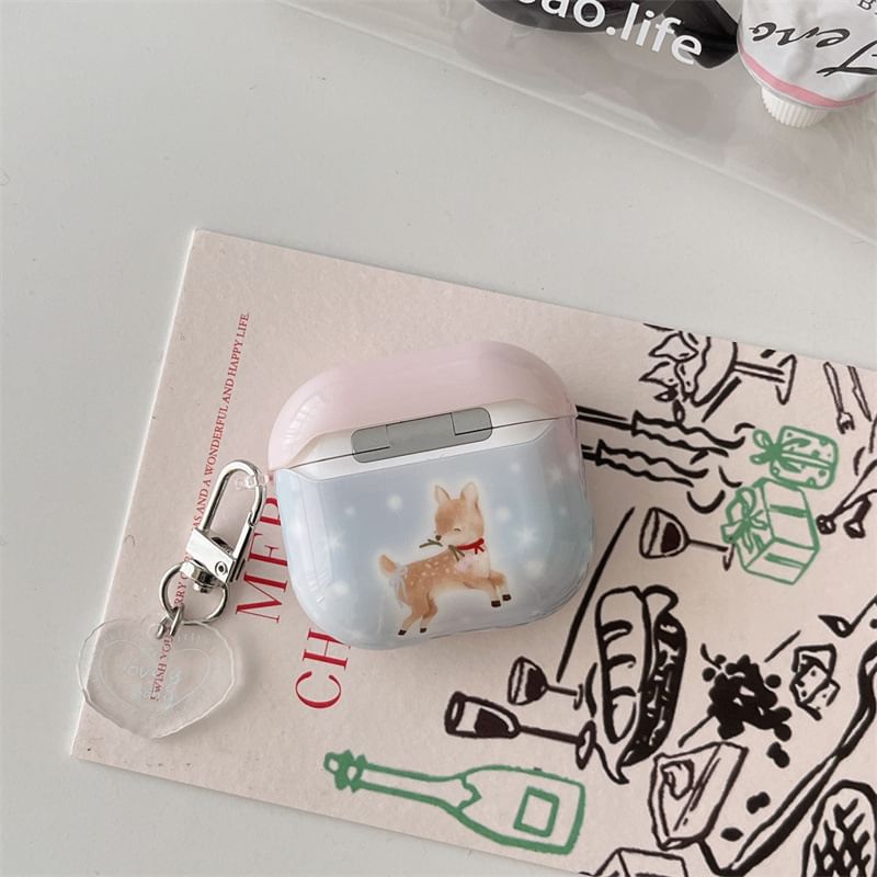 Deer AirPods / Pro Earphone Case Skin / Charm / Set