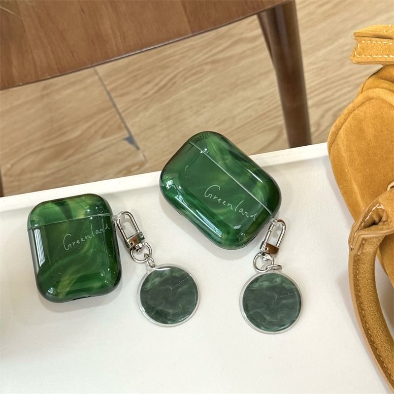 Lettering AirPods / Pro Earphone Case Skin / Charm / Set