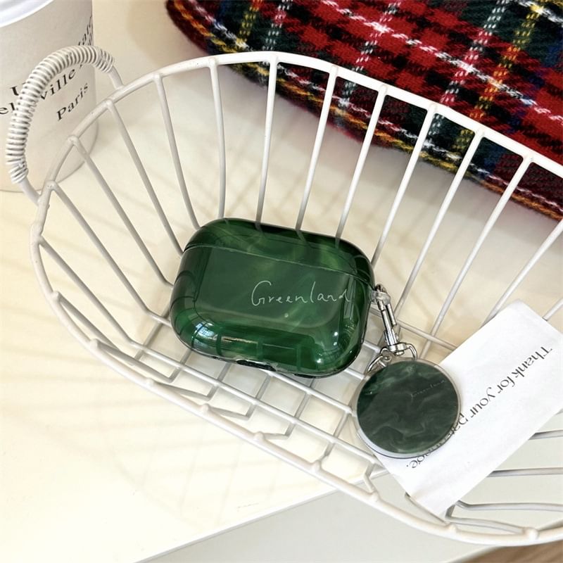 Lettering AirPods / Pro Earphone Case Skin / Charm / Set