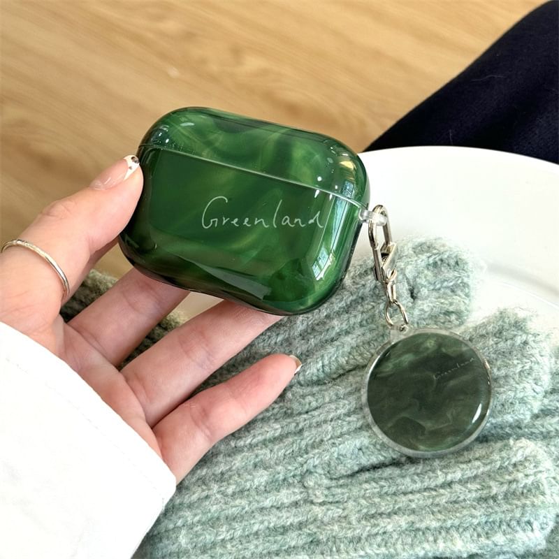 Lettering AirPods / Pro Earphone Case Skin / Charm / Set