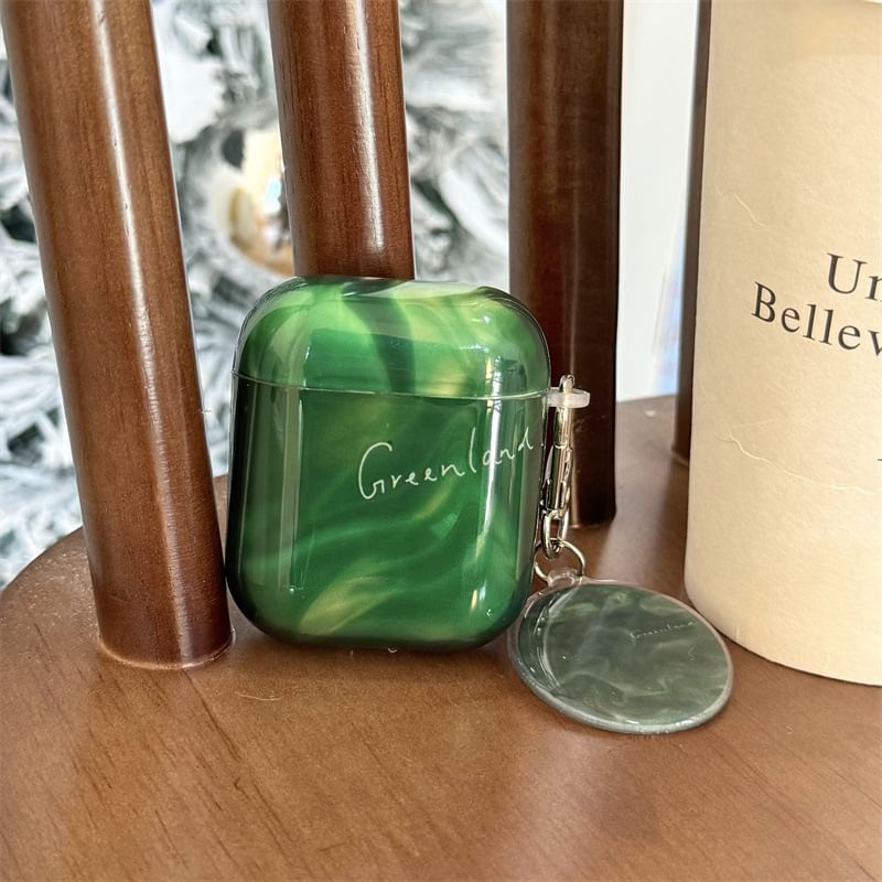 Lettering AirPods / Pro Earphone Case Skin / Charm / Set