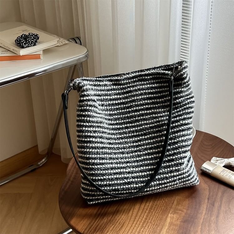 Striped Shoulder Bag