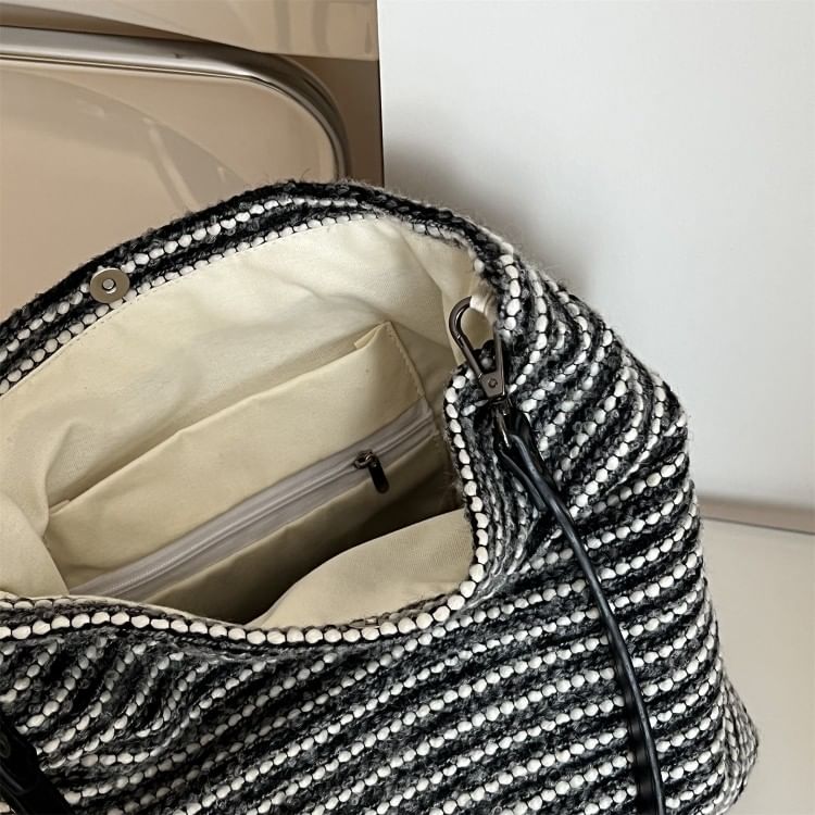 Striped Shoulder Bag