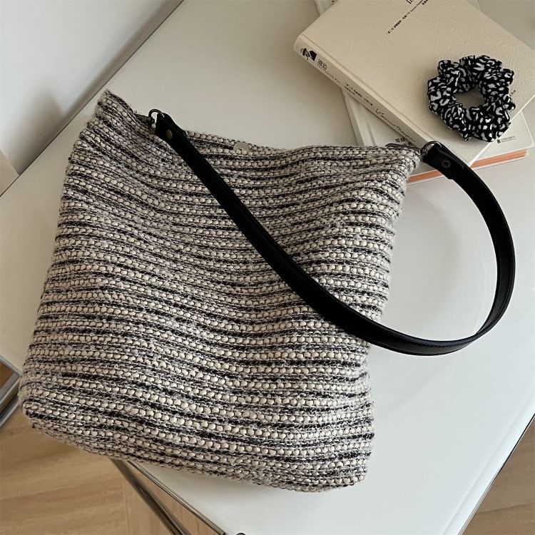 Striped Shoulder Bag
