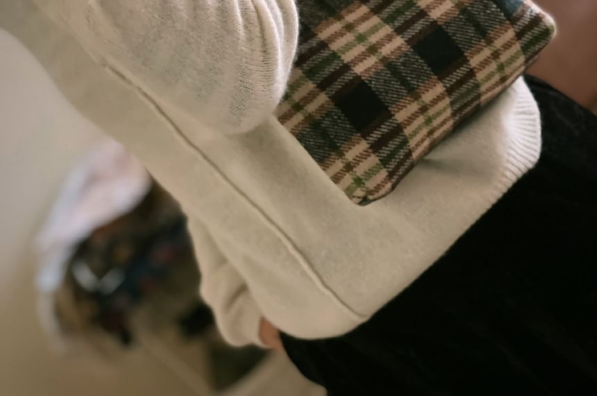 Plaid Shoulder Bag