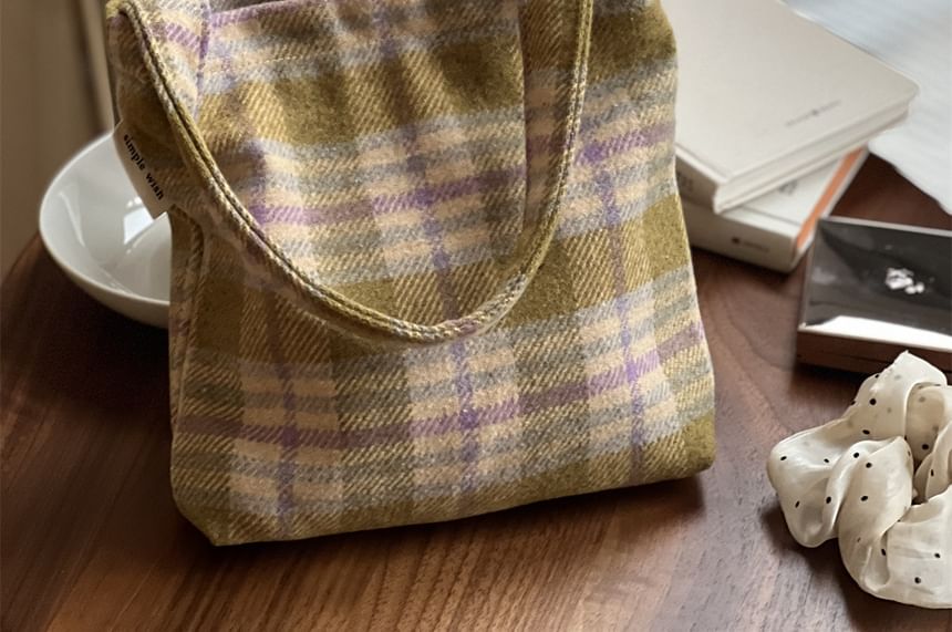 Plaid Shoulder Bag